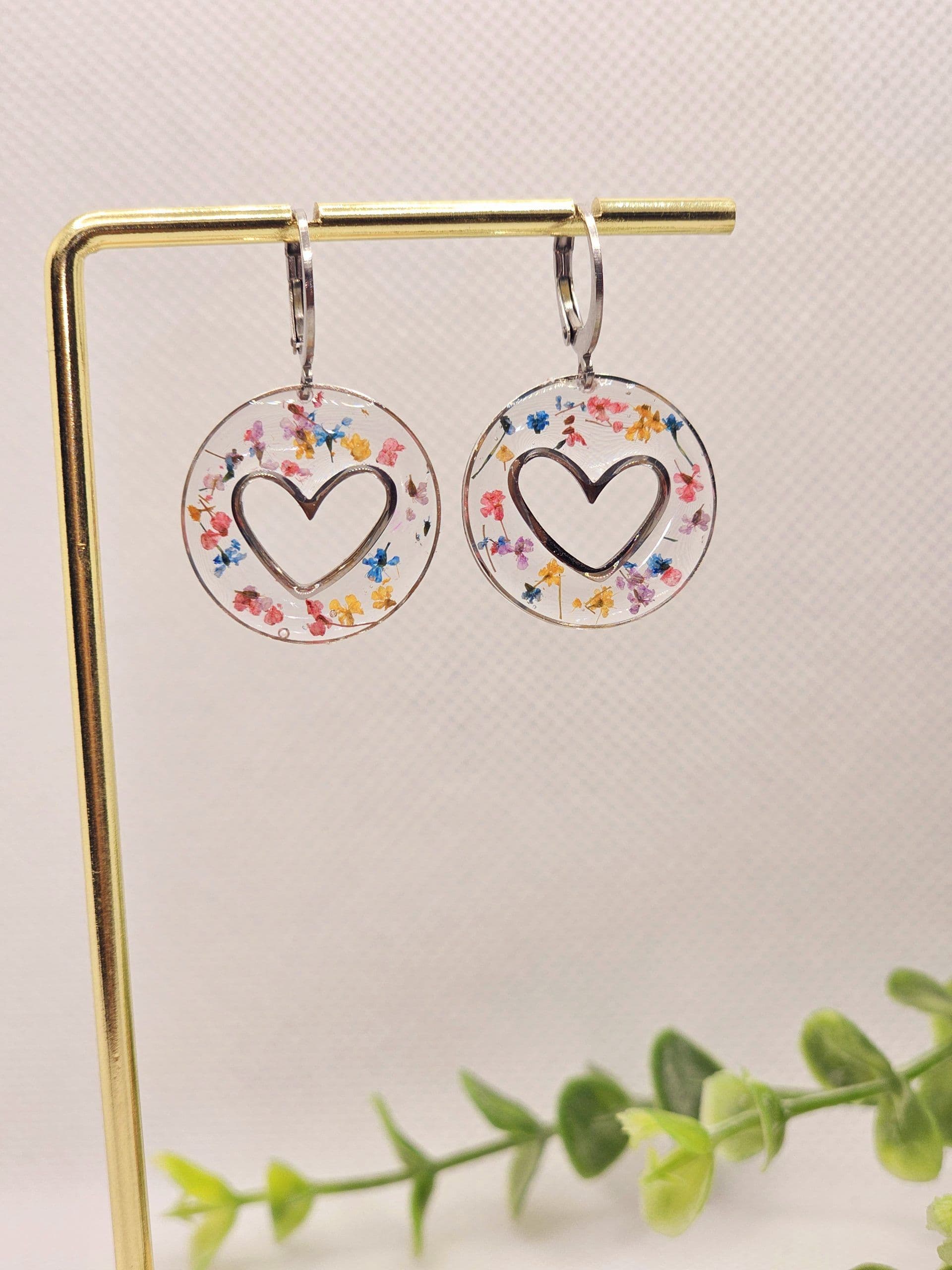 Colourful Flowers and Hearts